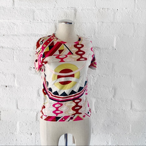 Emilio Pucci Cotton Tee - Picture 1 of 6